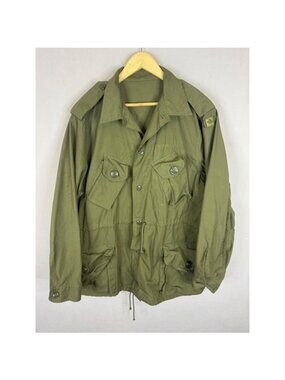 Vintage 1989 Canadian Military MK II Lightweight Combat Coat Olive Drab Size 9